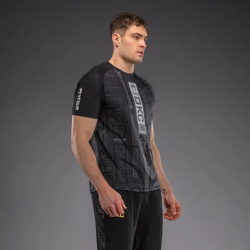 Karate Combat by Venum Dry-Tech T-Shirt - Black/Grey - Image 2