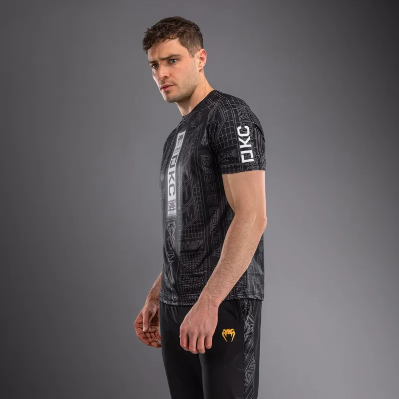 Karate Combat by Venum Dry-Tech T-Shirt - Black/Grey - Image 3