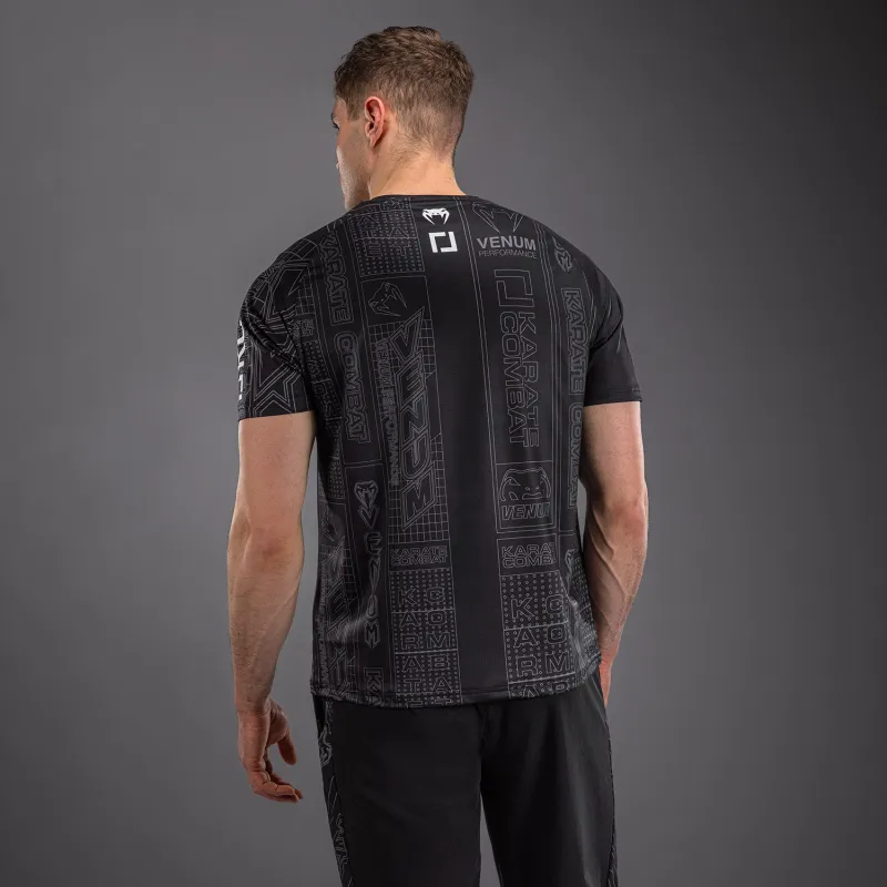 Karate Combat by Venum Dry-Tech T-Shirt - Black/Grey - Image 4