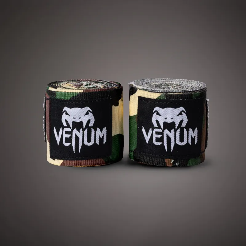 Venum Kontact Boxing Hand Wraps - Forest Camo - 2.5m (98 in) - Image 2