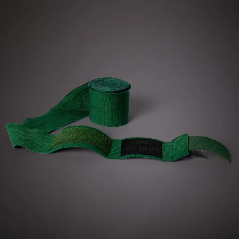 Venum Kontact Boxing Hand Wraps - Khaki/Black - 4.5m (180 in) - Image 3