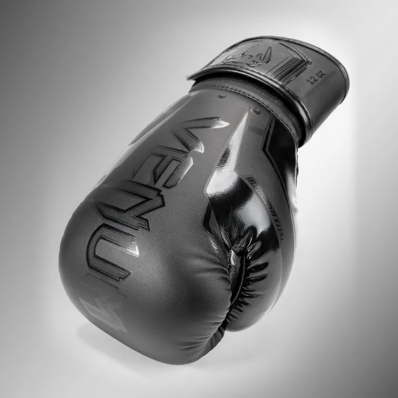 Boxing Gloves Elite Evo Venum - Black/Black - Image 4