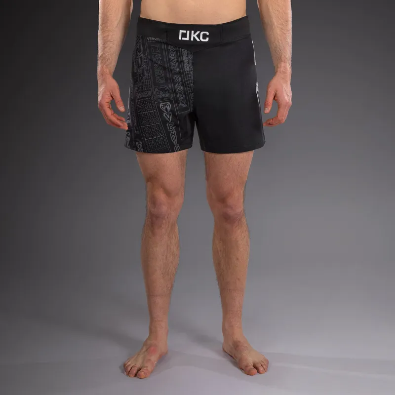 Karate Combat by Venum Fight Shorts - Black/Grey