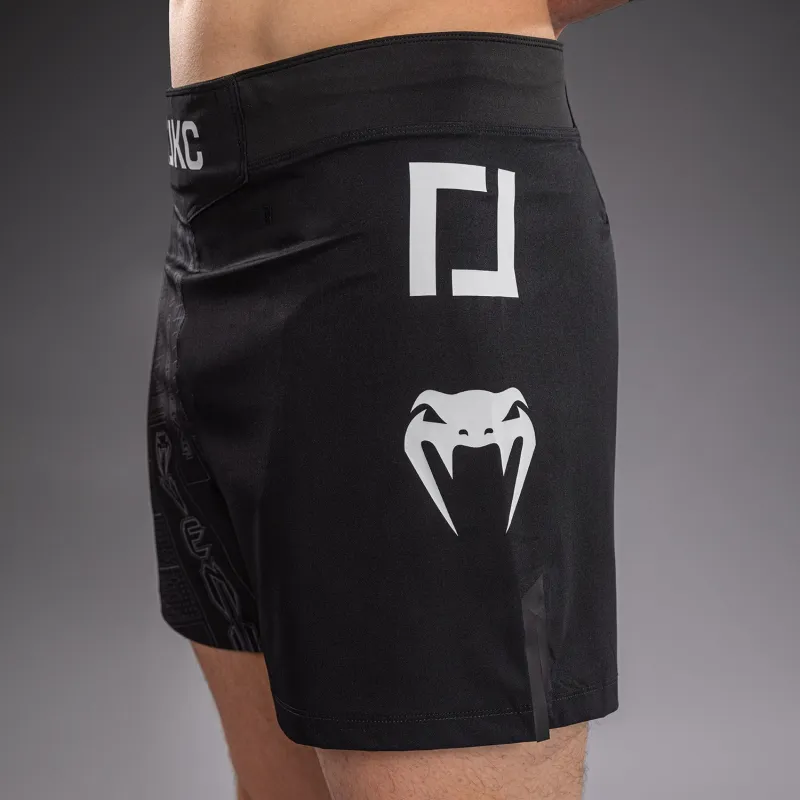 Karate Combat by Venum Fight Shorts - Black/Grey - Image 5