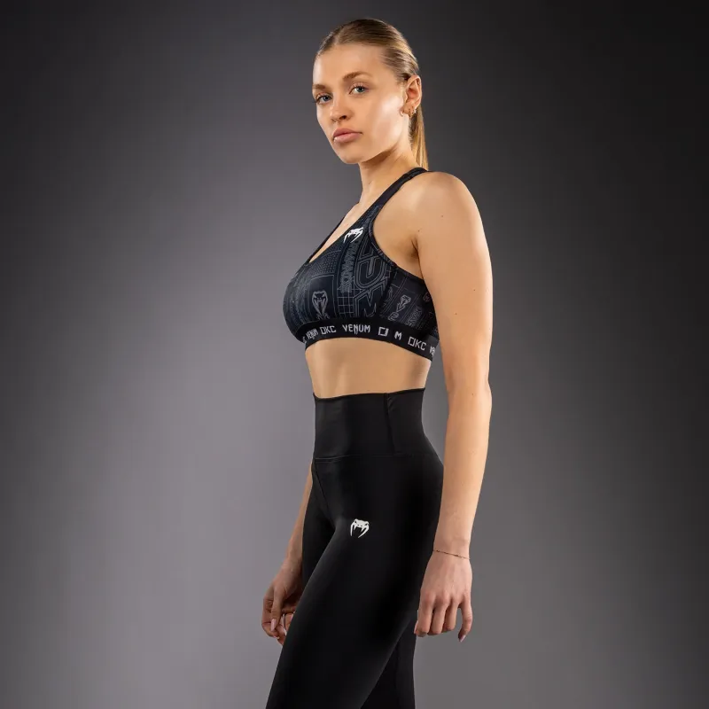 Karate Combat by Venum Sports Bra - Black/Grey - Image 4