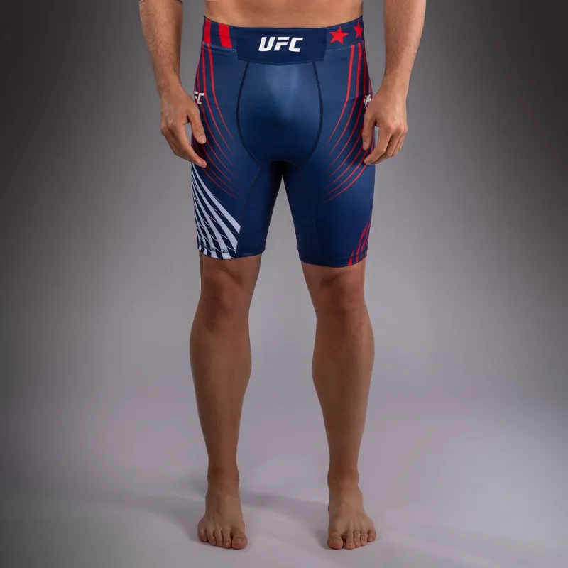 Men's Official UFC Freedom 250 by Venum Blue Authentic Fight Night Vale Tudo Short