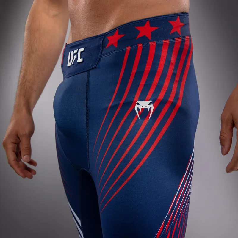 Men's Official UFC Freedom 250 by Venum Blue Authentic Fight Night Vale Tudo Short - Image 5