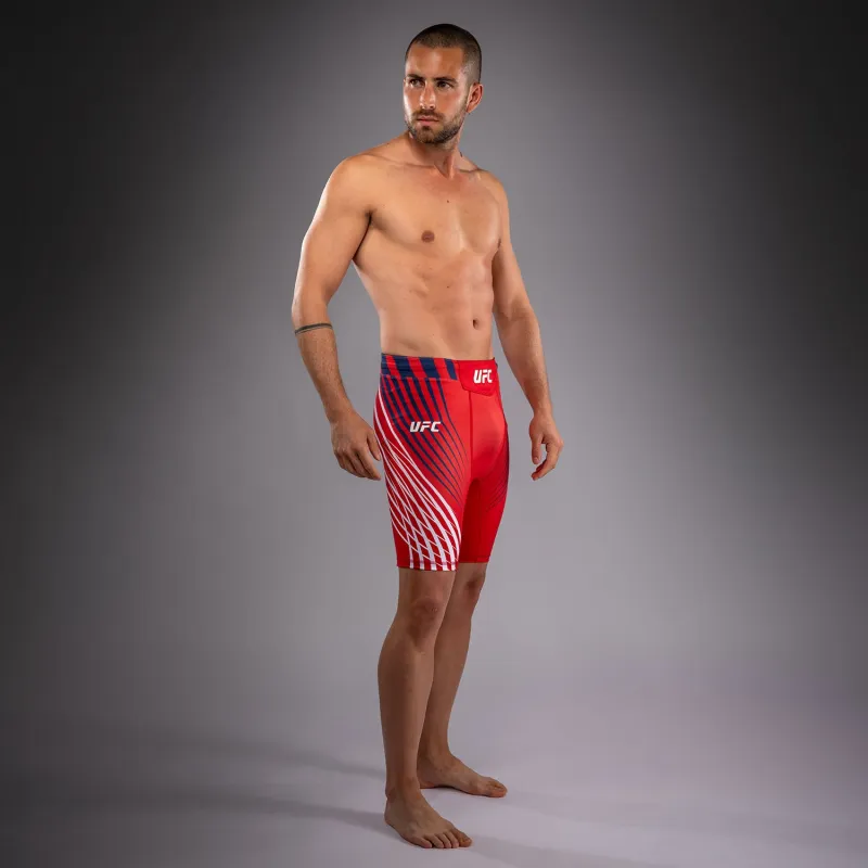 Men's Official UFC Freedom 250 by Venum Red Authentic Fight Night Vale Tudo Short - Image 3