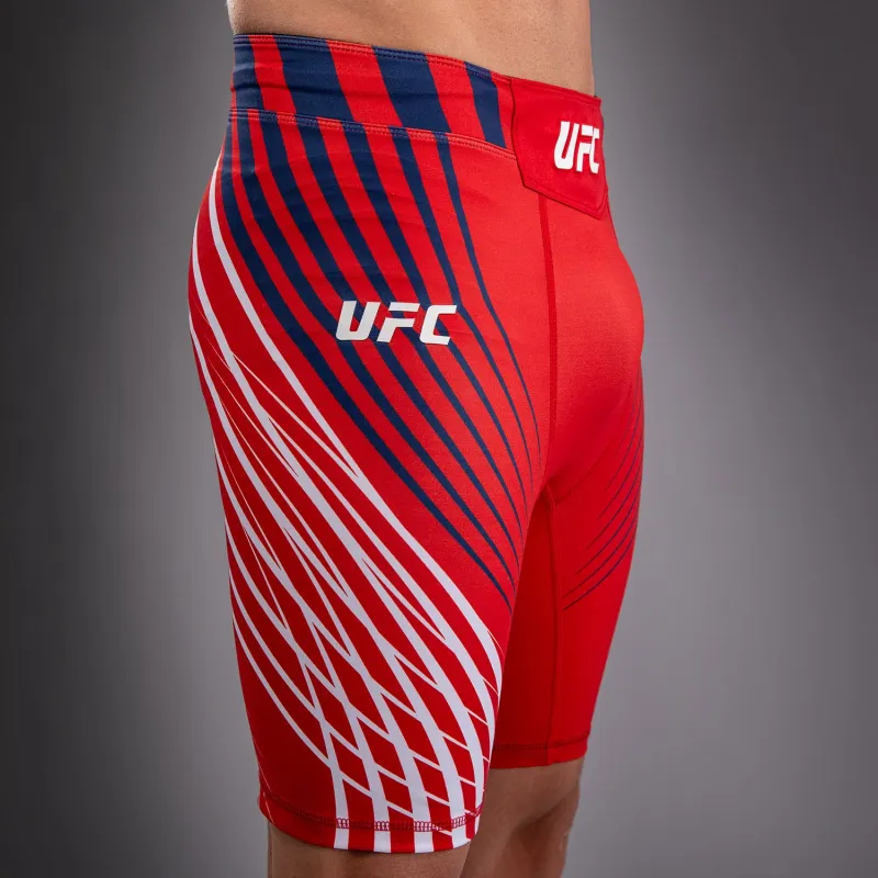Men's Official UFC Freedom 250 by Venum Red Authentic Fight Night Vale Tudo Short - Image 5