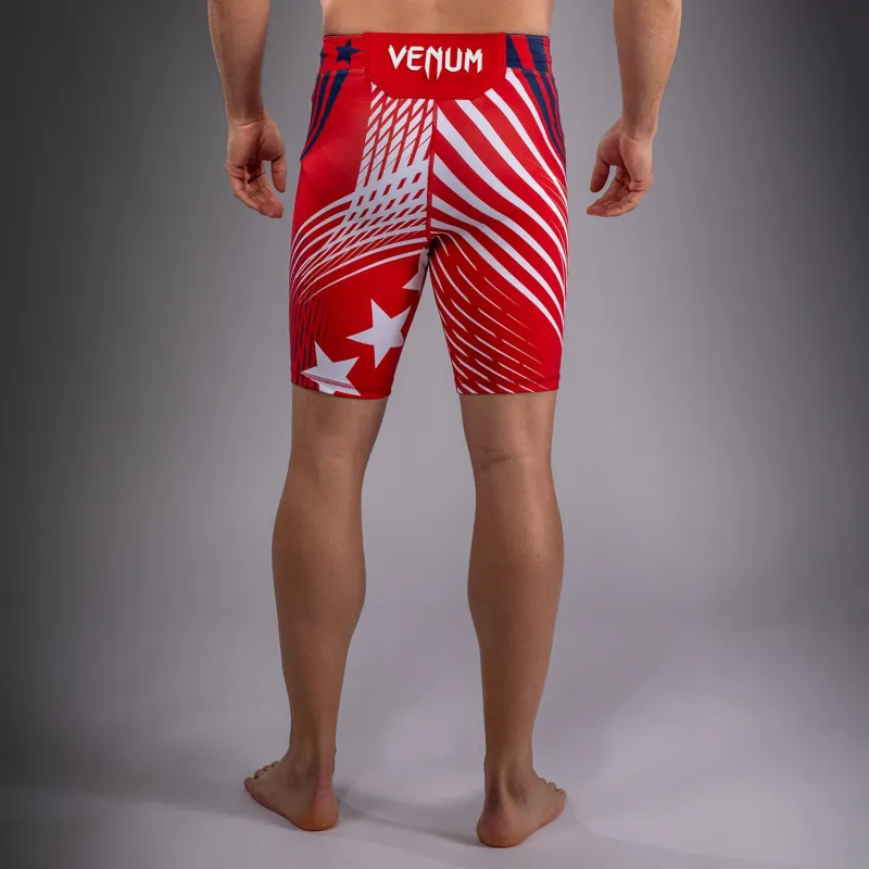 Men's Official UFC Freedom 250 by Venum Red Personalized Authentic Fight Night Vale Tudo Short - Image 5