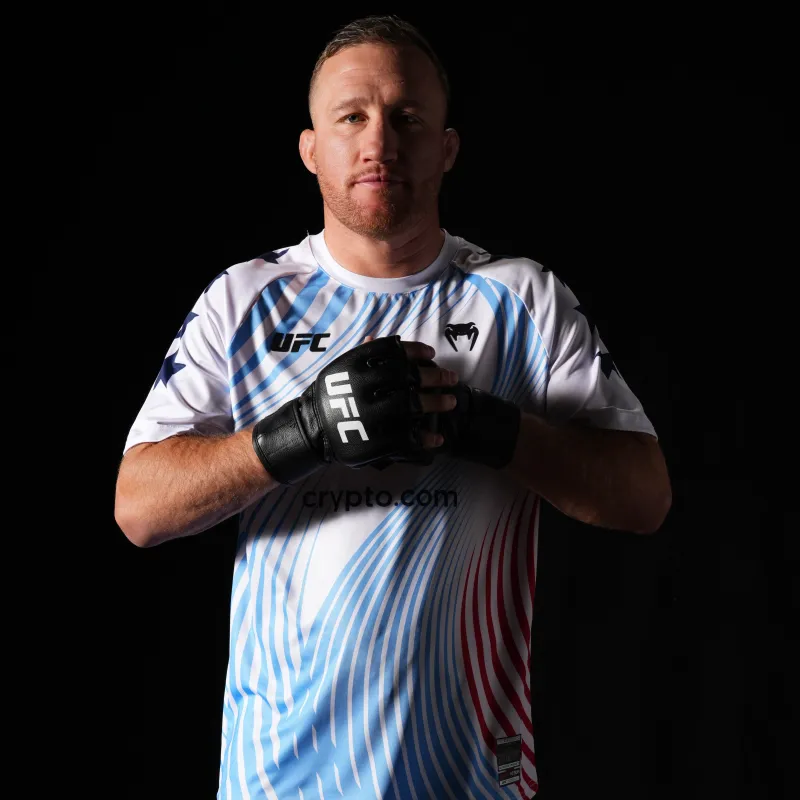 Men's Official UFC Freedom 250 by Venum White Authentic Fight Night Walkout Jersey - Image 2