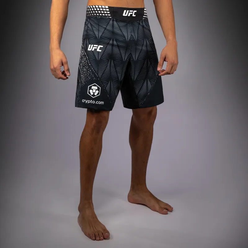 Men's UFC Zenith by Venum Black Authentic Fight Night Long Fit Fight Short Personalized - Image 2
