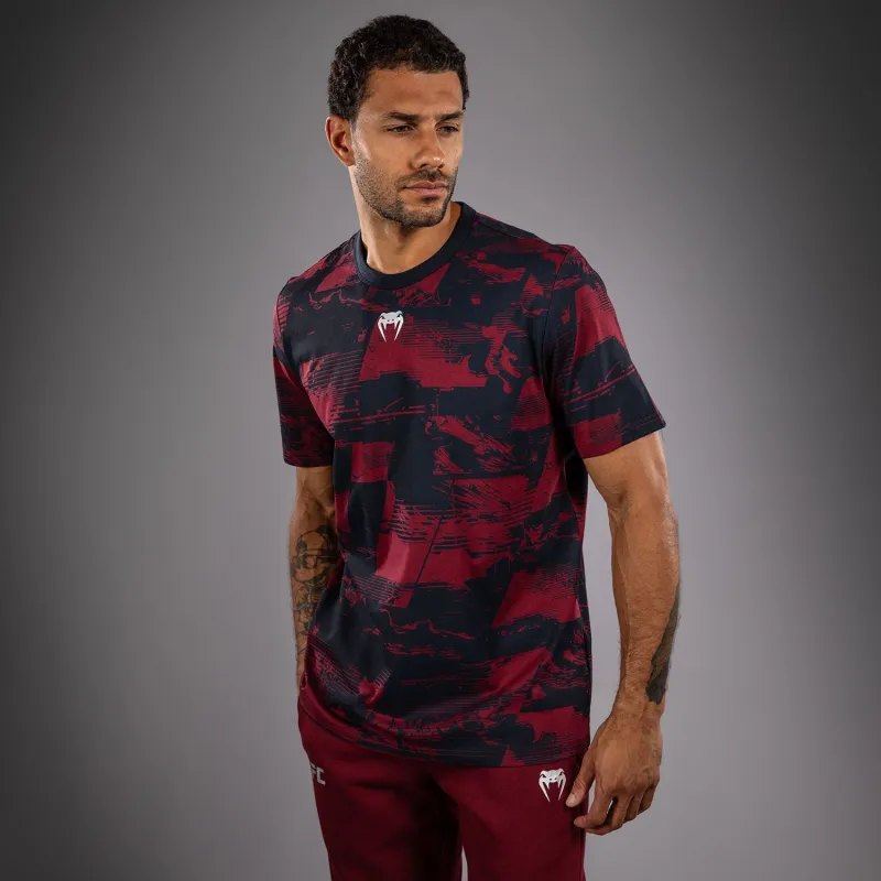 Men's UFC Zenith by Venum Burgundy Authentic Fight Week Short Sleeve T-Shirt