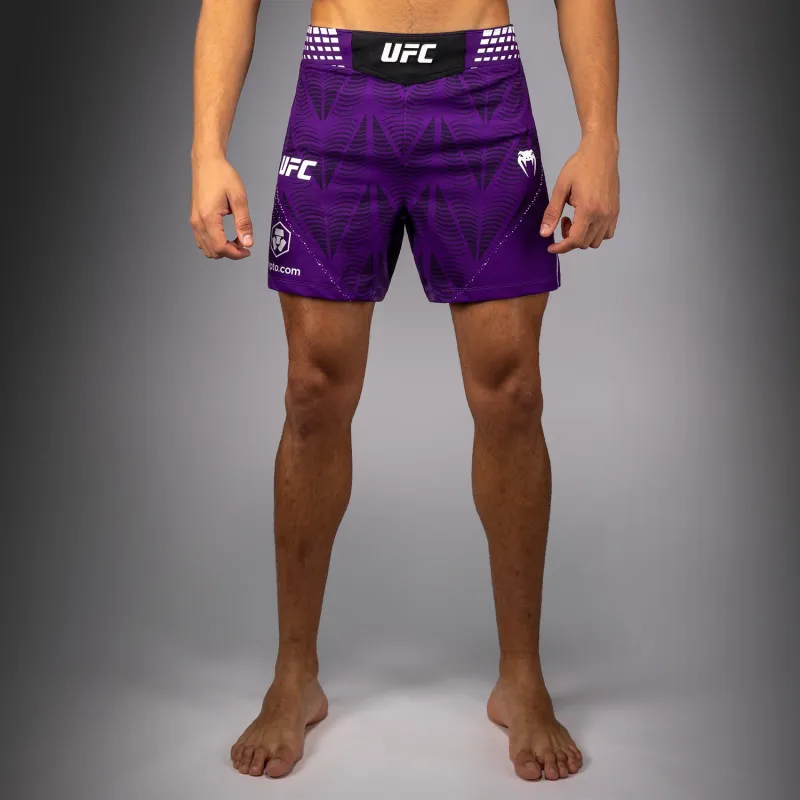 Men's UFC Zenith by Venum Purple Authentic Fight Night Short Fit Fight Short Personalized - Image 2