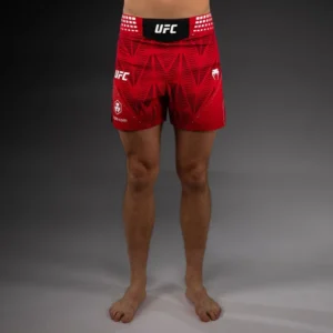 Men's UFC Zenith by Venum Red Authentic Fight Night Short Fit Fight Short