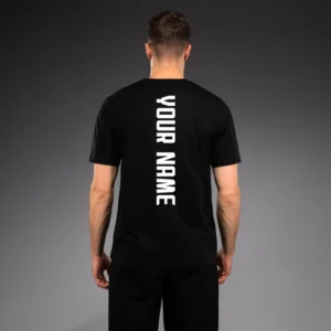 Men's UFC Zenith by Venum Replica Black T-Shirt Personalized
