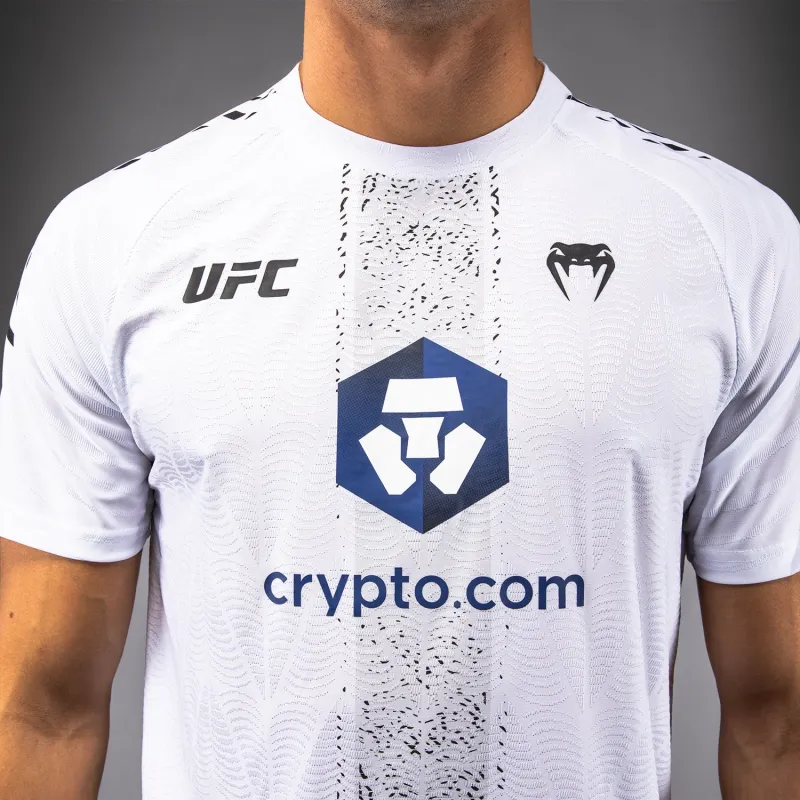Men's UFC Zenith by Venum White Authentic Fight Night Walkout Jersey Personalized - Image 5