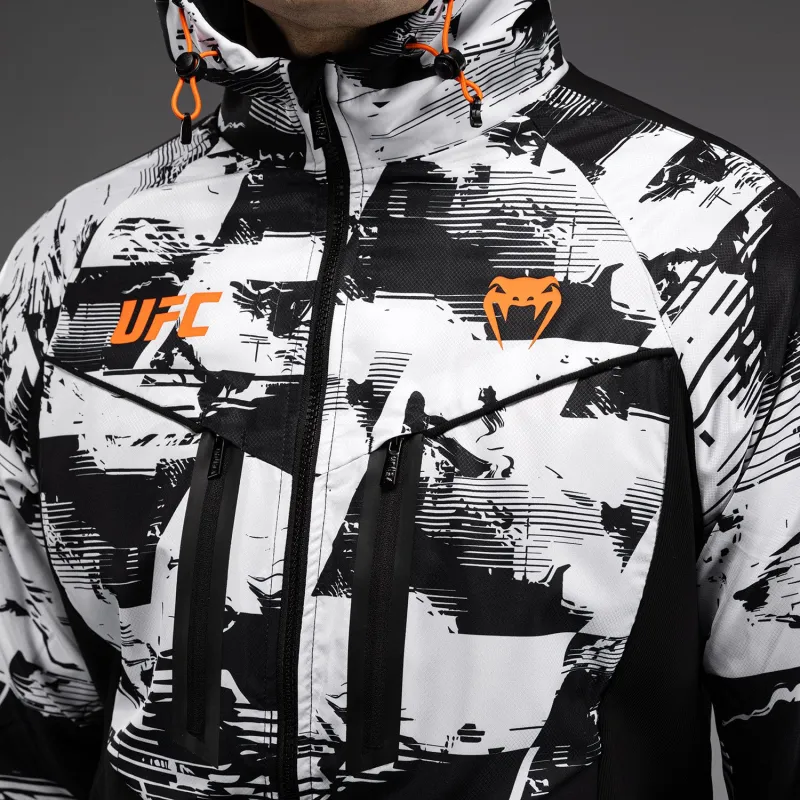 Men's UFC Zenith by Venum White Authentic Fight Week Zip Hoodie - Image 4