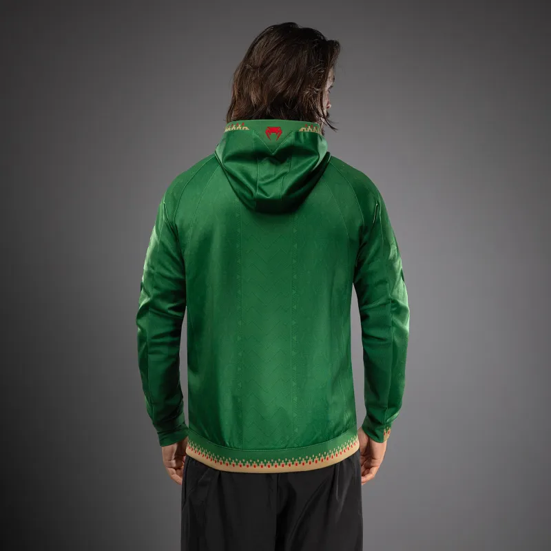 Men’s Noche UFC 2.0 By Venum Green Authentic Fight Night Walkout Personalized Hoodie - Image 4
