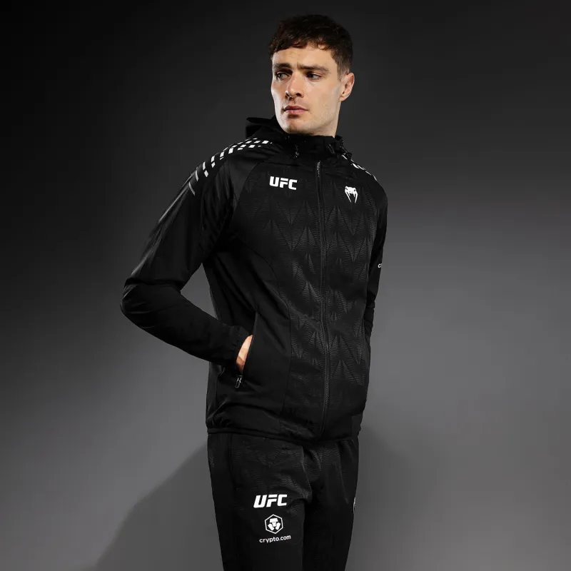 Men’s UFC Zenith by Venum Black Authentic Fight Night Walkout Hoodie Personalized - Image 3