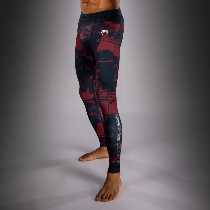 Men’s UFC Zenith by Venum Burgundy Authentic Fight Week Performance Tight - Image 4