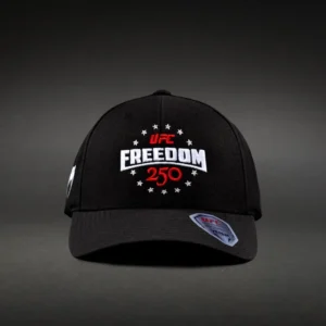 Official UFC Freedom 250 Authentic Fight Night Cap - Black/White