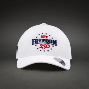 Official UFC Freedom 250 Authentic Fight Night Cap - White/Navy/Red