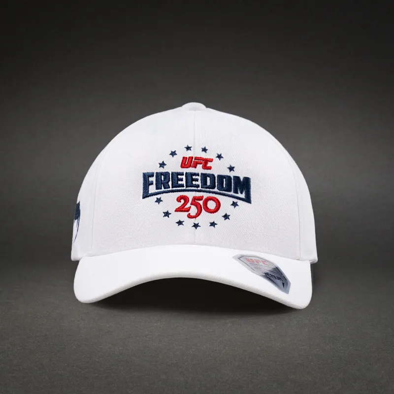 Official UFC Freedom 250 Authentic Fight Night Cap - White/Navy/Red