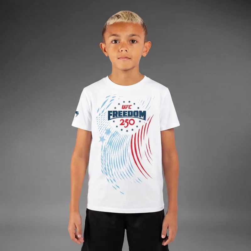 Official UFC Freedom 250 Official Weigh-In Kids Tshirt - White