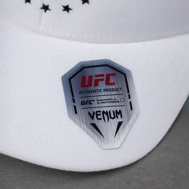Official UFC Freedom 250 Personalized Authentic Fight Night Cap - White/Black - Image 4