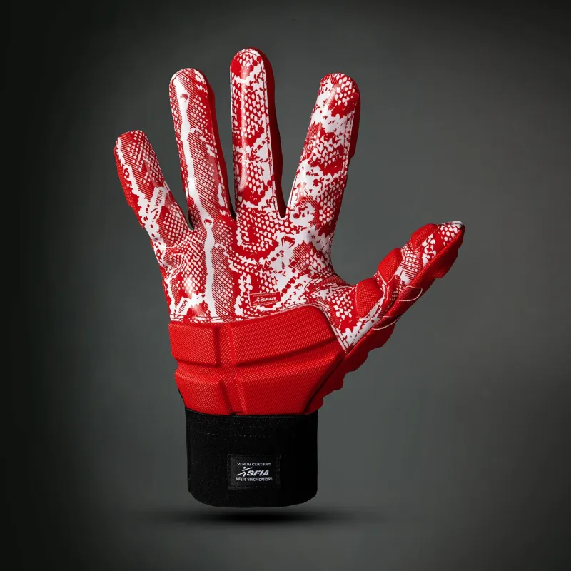 RED/WHITE Venum Elite Xtp Football Gloves - Image 3