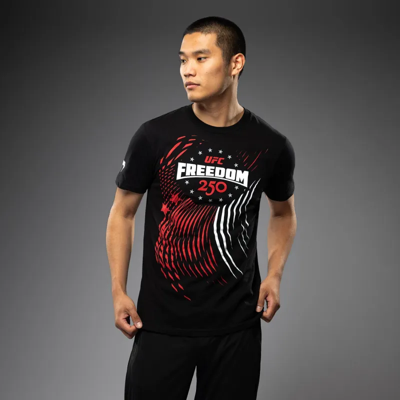 UFC Freedom 250 Official Weigh-In Tshirt - Black/White