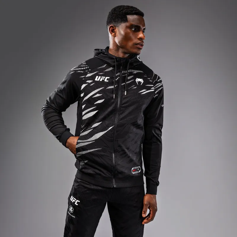 UFC Fusion by Venum Authentic Fight Night Men’s Walkout Hoodie - Black - Image 3
