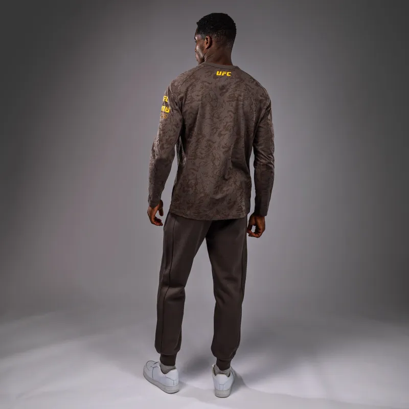UFC Fusion by Venum Fight Week Men’s Long Sleeve T-Shirt - Earthen Brown - Image 5
