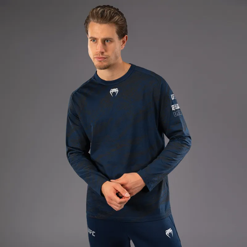 UFC Fusion by Venum Fight Week Men’s Long Sleeve T-Shirt - Oceanic Blue - Image 3