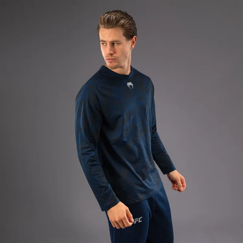 UFC Fusion by Venum Fight Week Men’s Long Sleeve T-Shirt - Oceanic Blue - Image 4