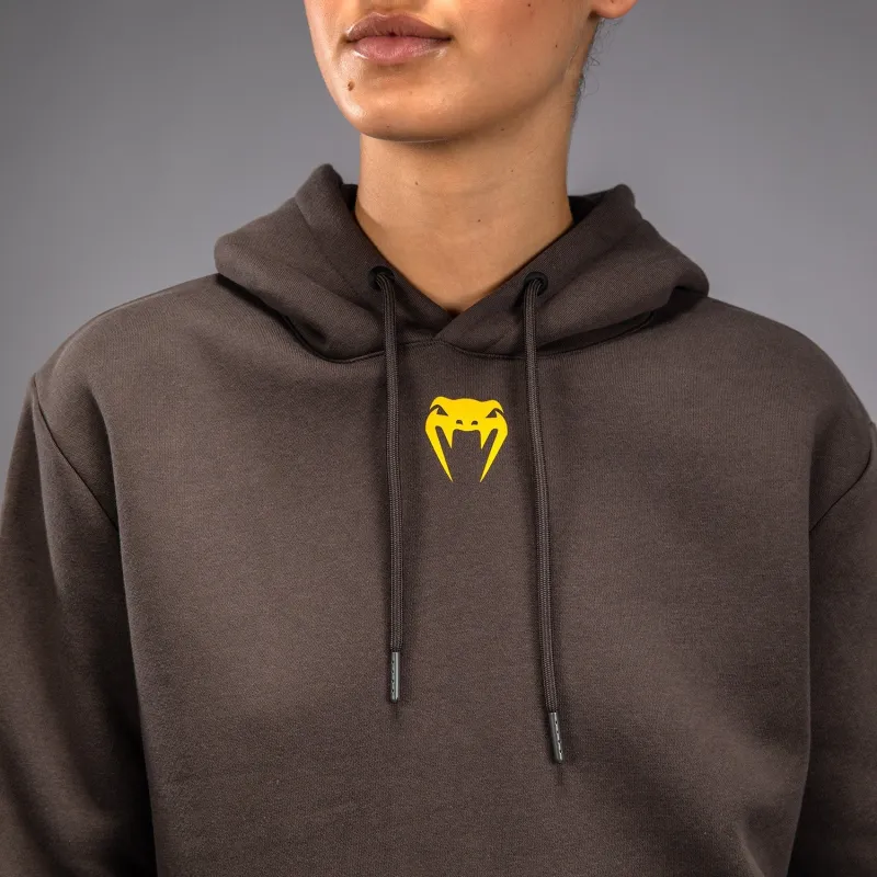 UFC Fusion by Venum Fight Week Women’s Pullover Hoodie - Solid Earthen Brown - Image 5