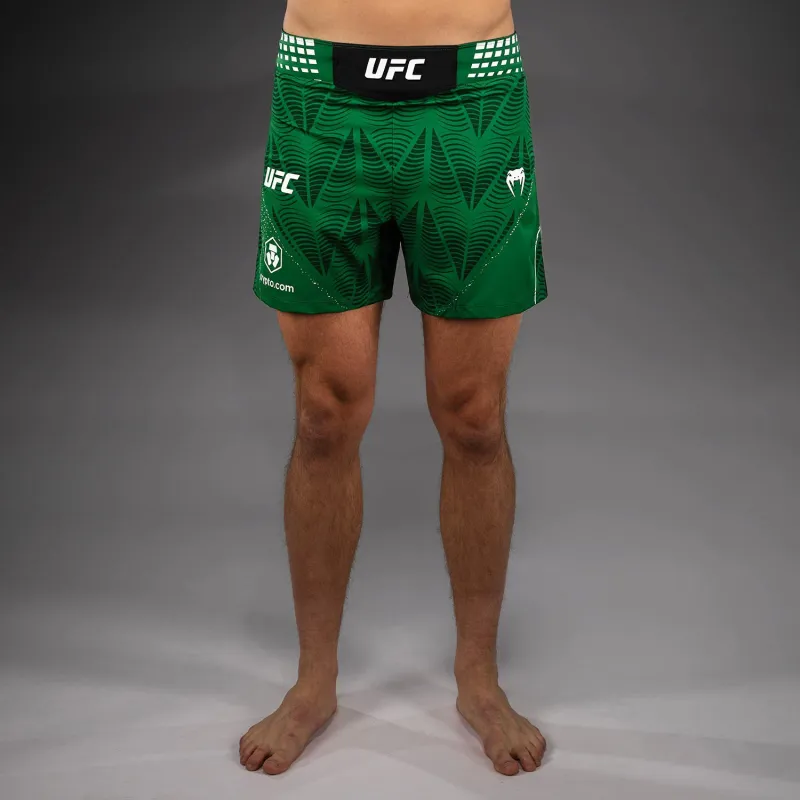 Men's UFC Zenith by Venum Green Authentic Fight Night Short Fit Fight Short Personalized - Image 2