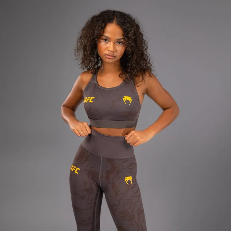 UFC Fusion by Venum Fight Week Women’s Sports Bra - Earthen Brown