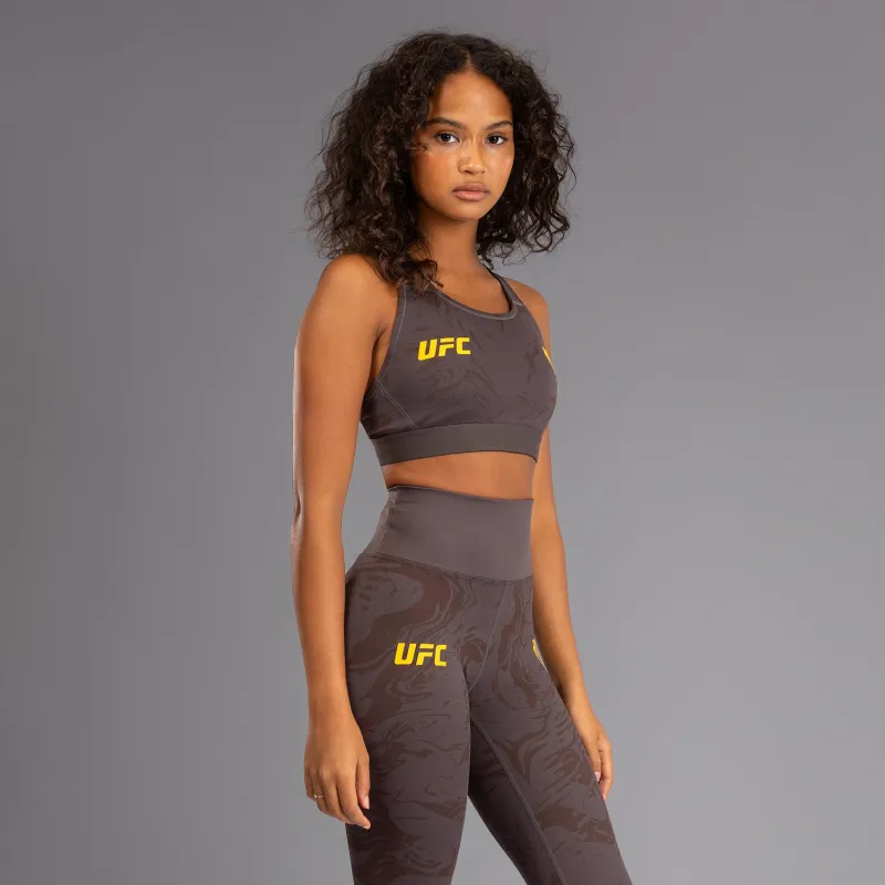 UFC Fusion by Venum Fight Week Women’s Sports Bra - Earthen Brown - Image 2