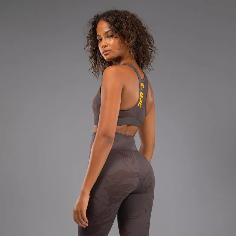 UFC Fusion by Venum Fight Week Women’s Sports Bra - Earthen Brown - Image 3