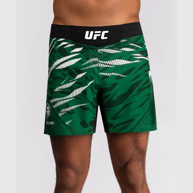 UFC Fusion by Venum Personalized Authentic Fight Night Men's Fight Short - Short Fit - Green - Image 4
