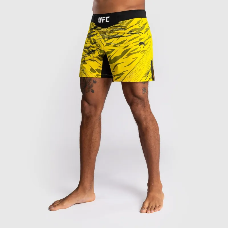 UFC Fusion by Venum Personalized Authentic Fight Night Men's Fight Short - Short Fit - Yellow - Image 2