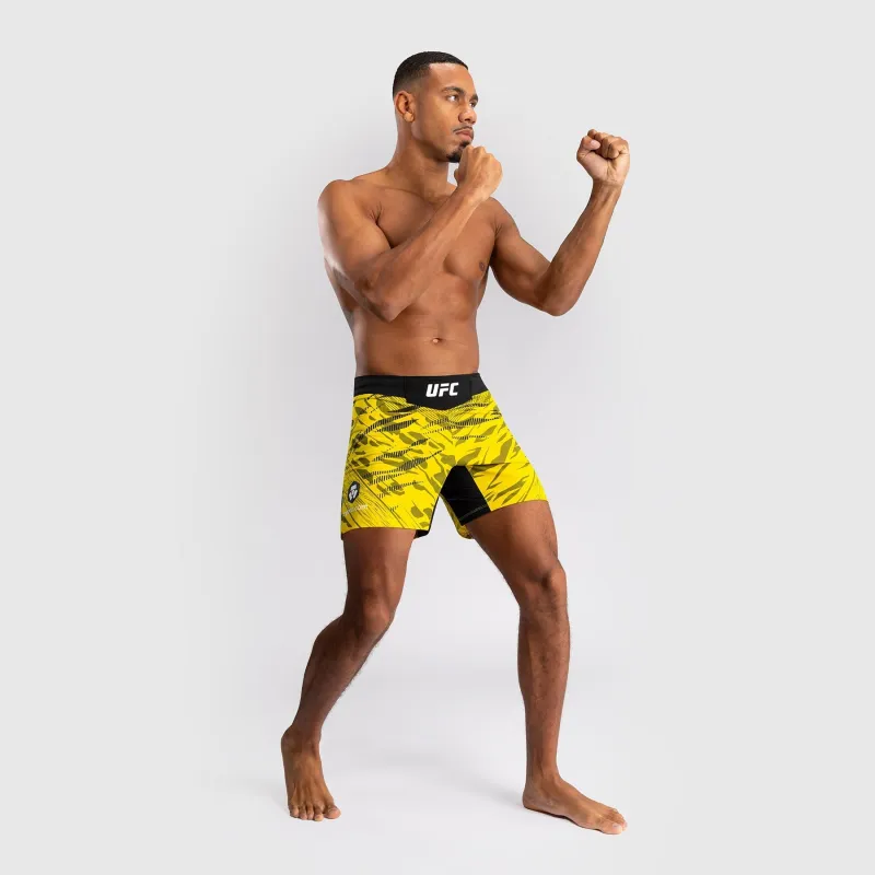 UFC Fusion by Venum Personalized Authentic Fight Night Men's Fight Short - Short Fit - Yellow - Image 3