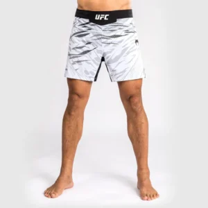 UFC Fusion by Venum Personalized Authentic Fight Night Men's Fight Short - Short Fit - White