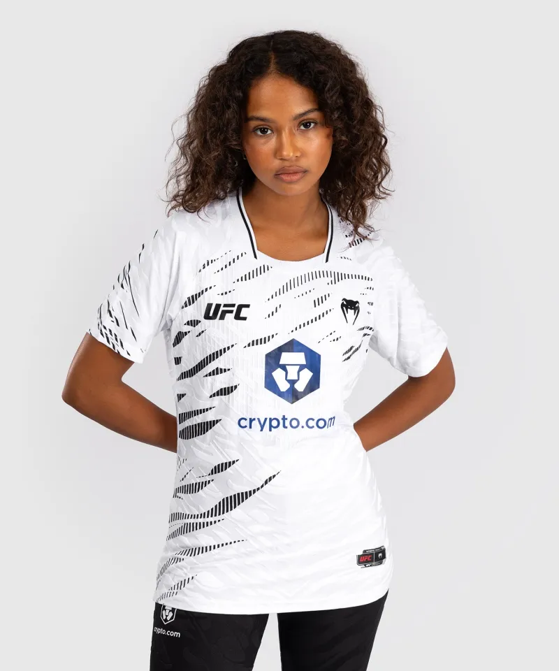UFC Fusion by Venum Personalized Authentic Fight Night Women's Walkout Jersey - White - Image 2