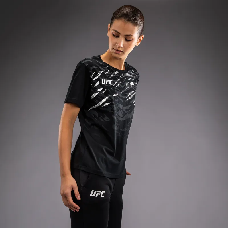 UFC Fusion by Venum Replica Women’s Short Sleeve T-Shirt - Black - Image 4