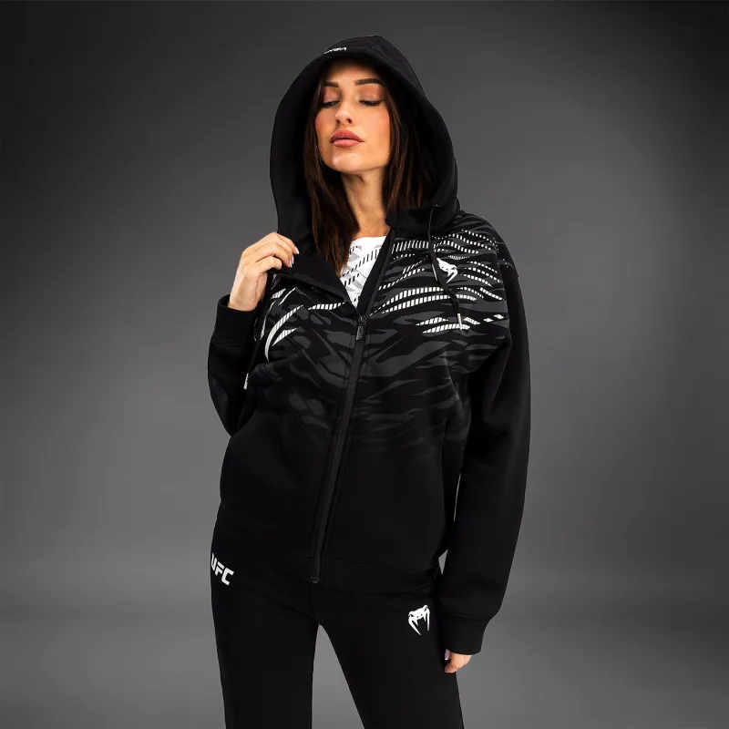 UFC Fusion by Venum Women’s Replica Zip Hoodie - Black - Image 4