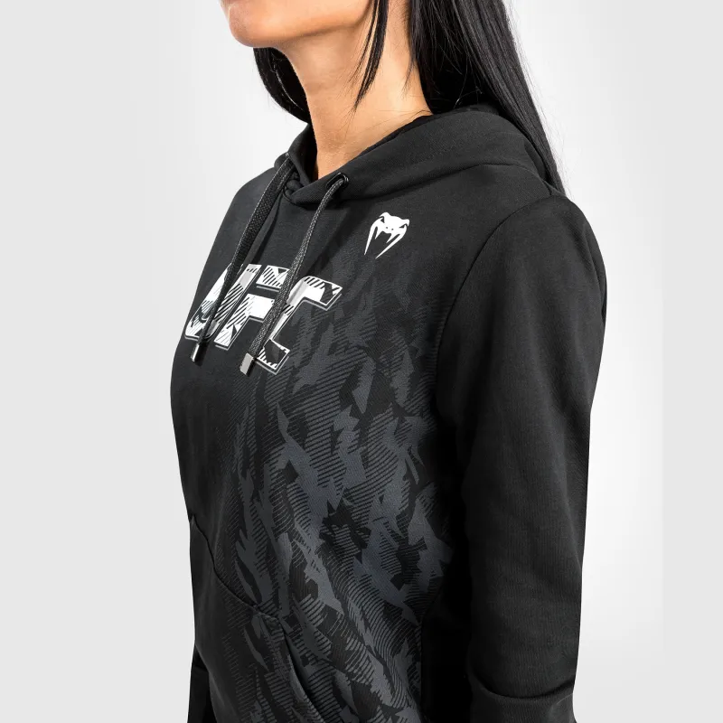 UFC Venum Authentic Fight Week Women's Pullover Hoodie - Black - Image 4