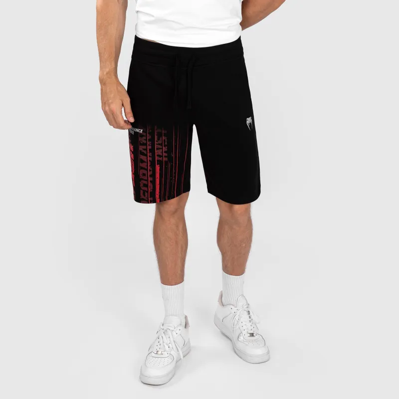UFC Venum Performance Institute 2.0 Men’s Cotton Short - Black/Red - Image 4
